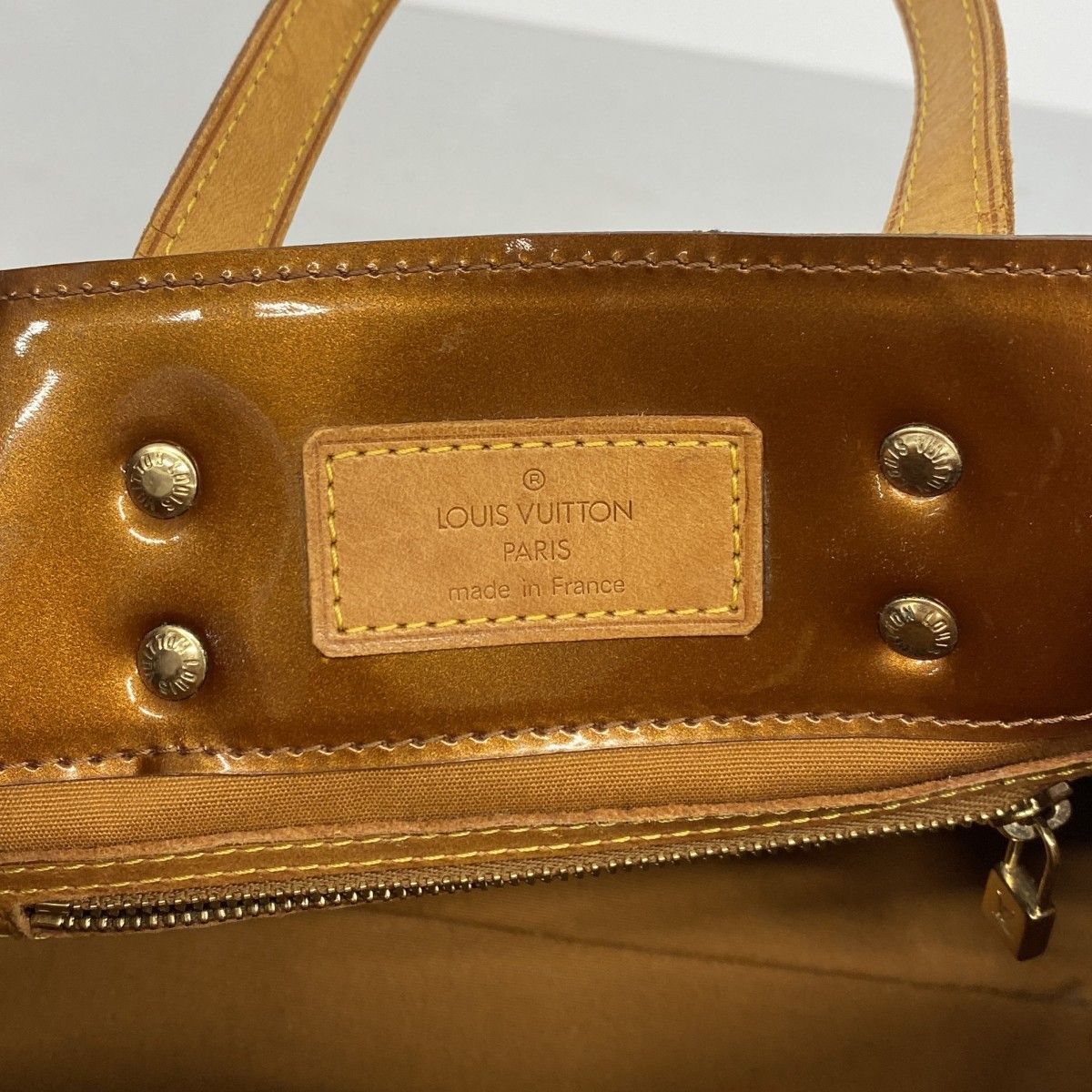 Louis Vuitton ヴェルニ リードPM ブロンズ系 ハンドバッグ 【公式通販】