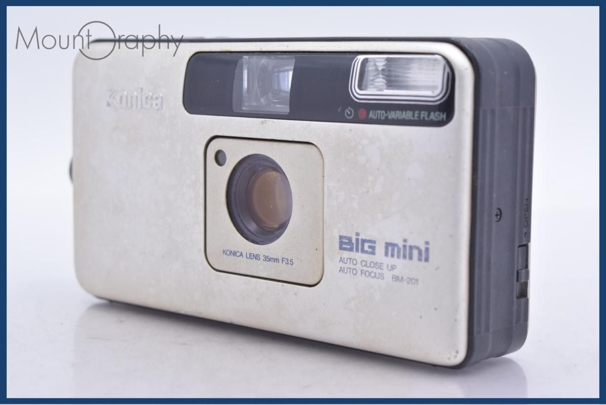 コニカ KONICA BiG mini BM-201 35mm F3.5 同梱無料 #am6013 - メルカリ