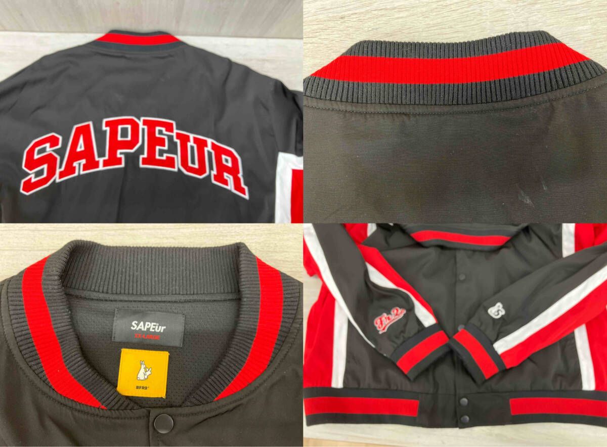 SAPEur スタジャン XXL 2XL ×#FR2 frj108 ブラック レッド - メルカリ