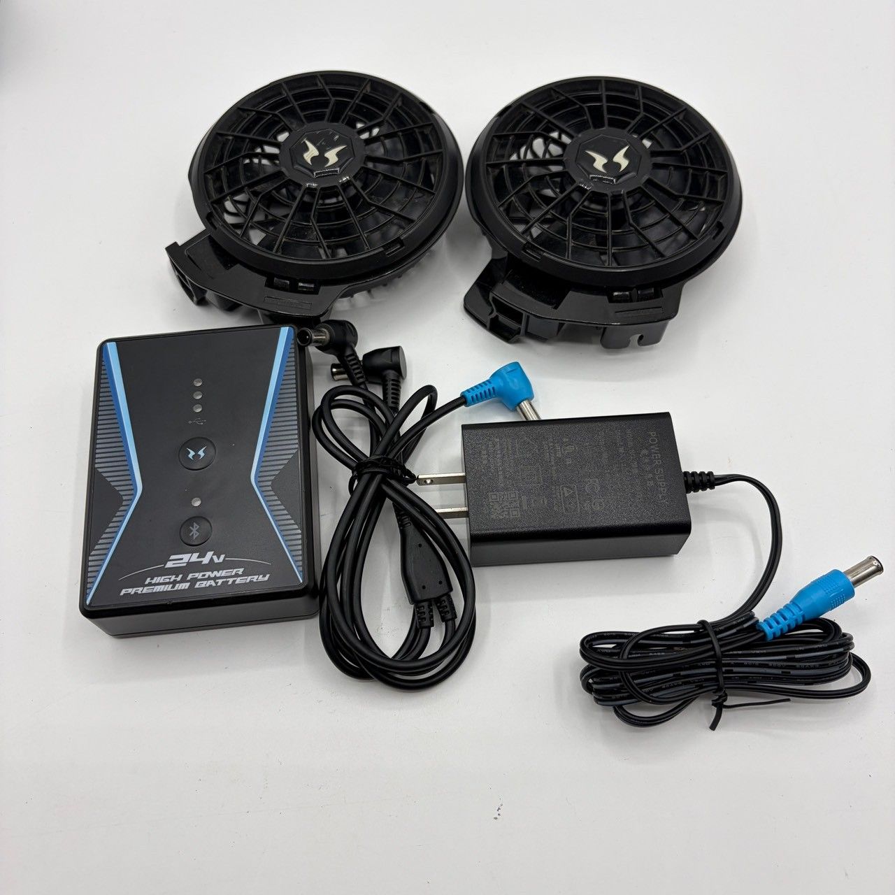 サンエス 空調24Vリチウムイオンバッテリー2個とファンセット サンエス 空調24Vリチウムイオンバッテリー2個とファンセット