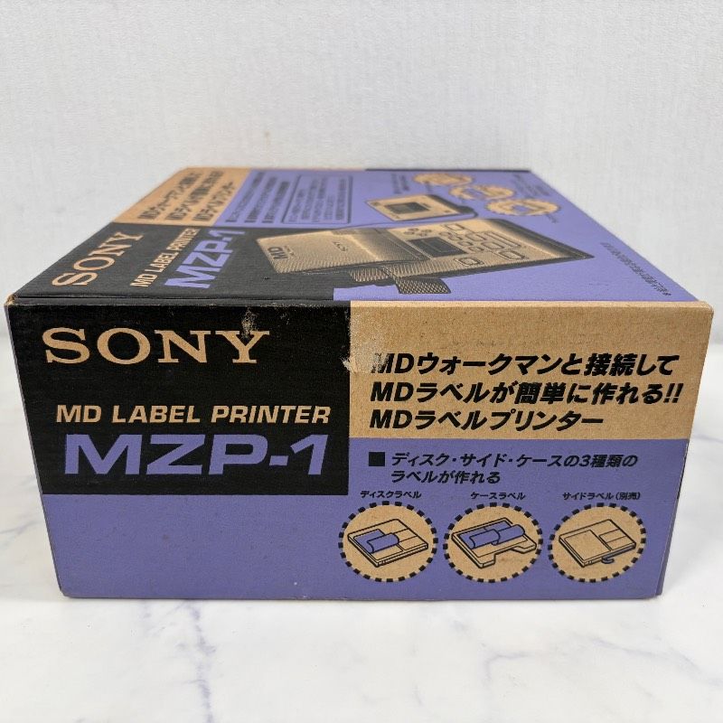 SONY MDラベルプリンター MZP-1 MD LABEL PRINTER MDラベルカートリッジ 322K3600 - メルカリ