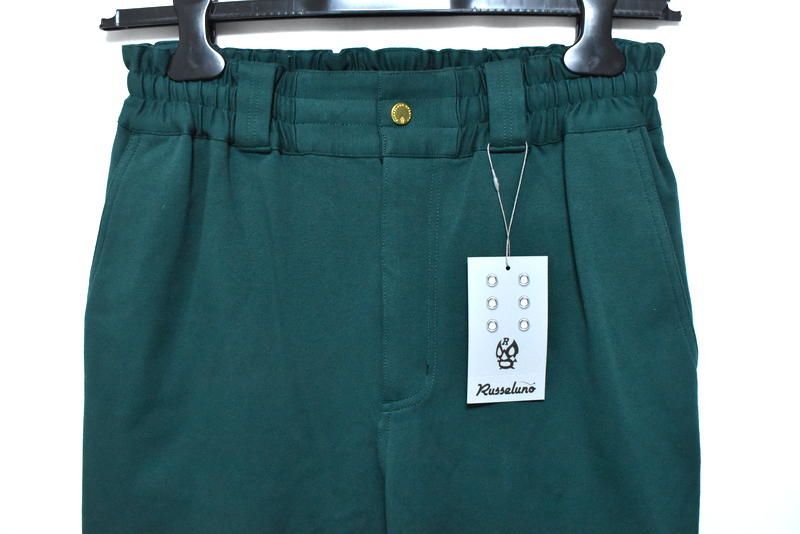 新品 ラッセルノ ゴルフ ツートン スリムジョガーパンツ キャメル XL 6