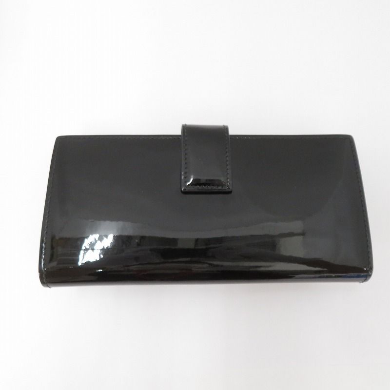 【瀬戸大橋店】 中古 Alexander McQueen | アレキサンダーマックイーン 長財布 スカルモチーフ パテントレザー ブラック 【124】 Alexander McQueen - 【瀬戸大橋店】 中古 Alexander McQueen