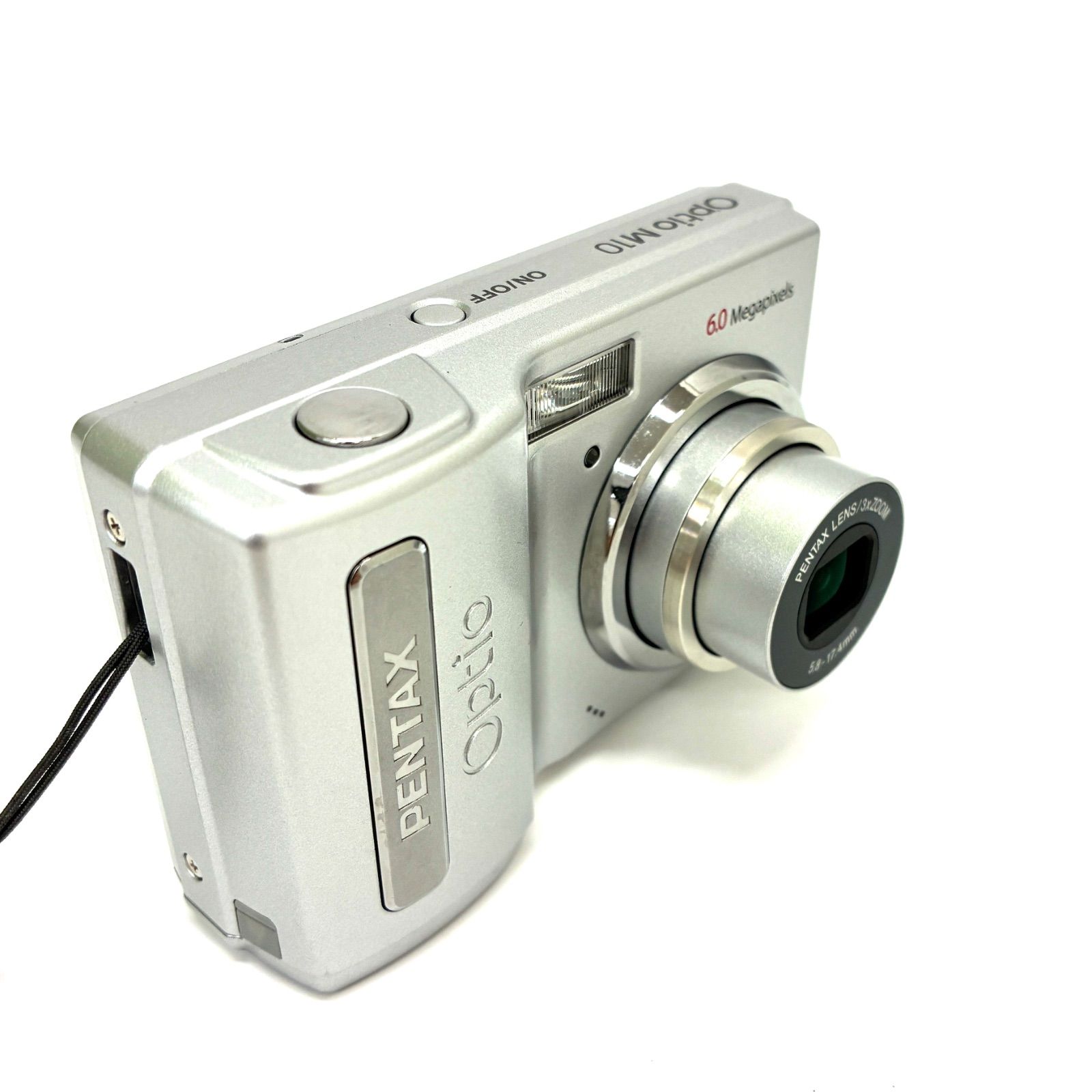 ◇PENTAX◇ペンタックス Optio M10 コンデジ シルバー 単三電池使用