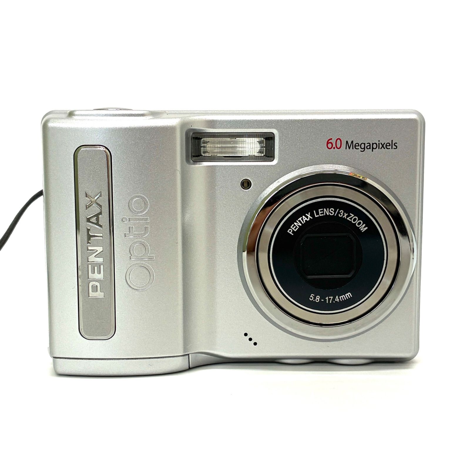 超美品 PENTAX Optio M10 動作確認済み 単三電池対応 ◇PENTAX◇ペンタックス Optio M10 コンデジ シルバー 単三電池使用