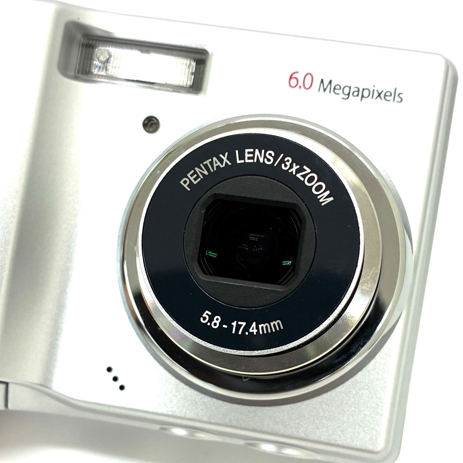 ◇PENTAX◇ペンタックス Optio M10 コンデジ シルバー 単三電池使用