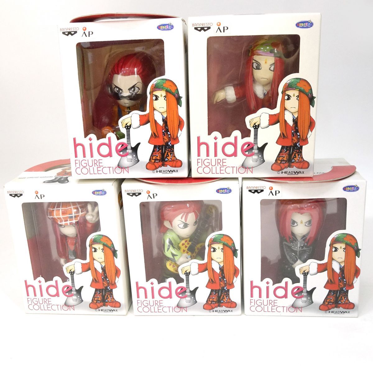 未開封】hide FIGURE COLLECTION フィギュア コレクション 全5種