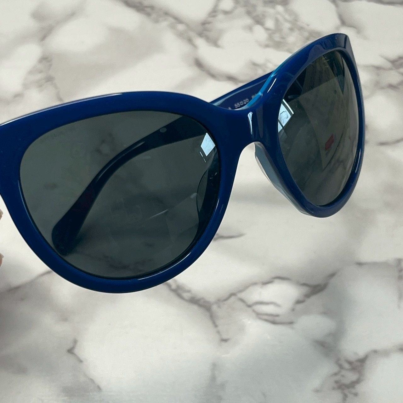 良品】プラダ PRADA サングラス SPR05P-A ブルー イタリア製 