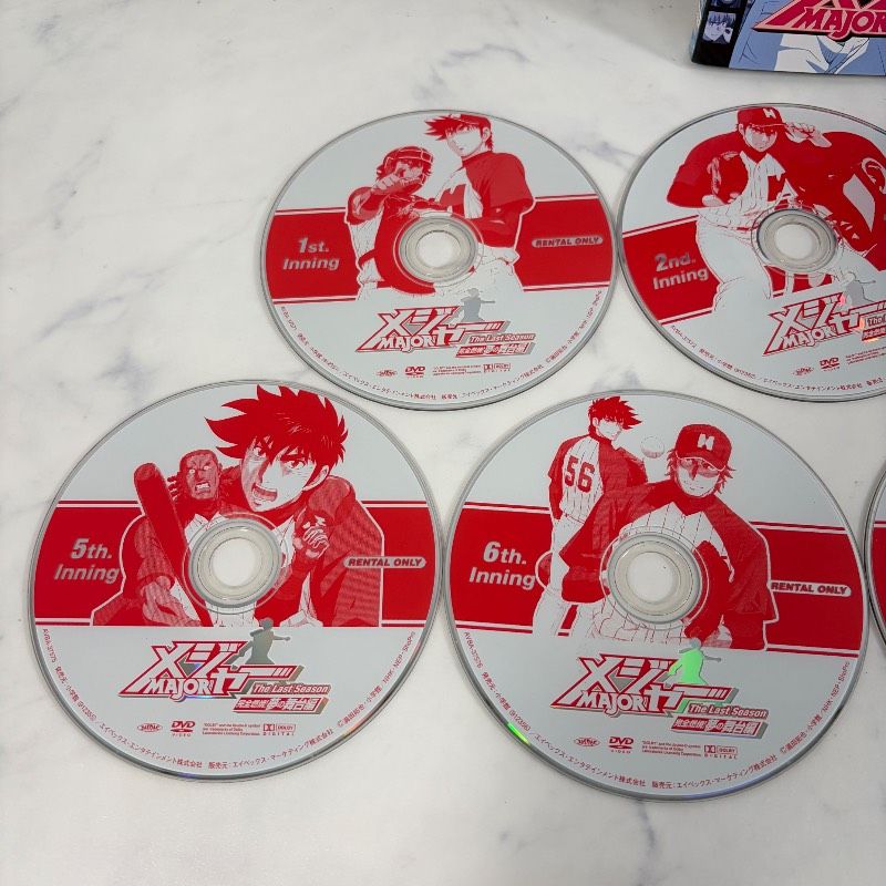 メジャー DVD 全巻セット レンタル落ち 1-6期 - メルカリ