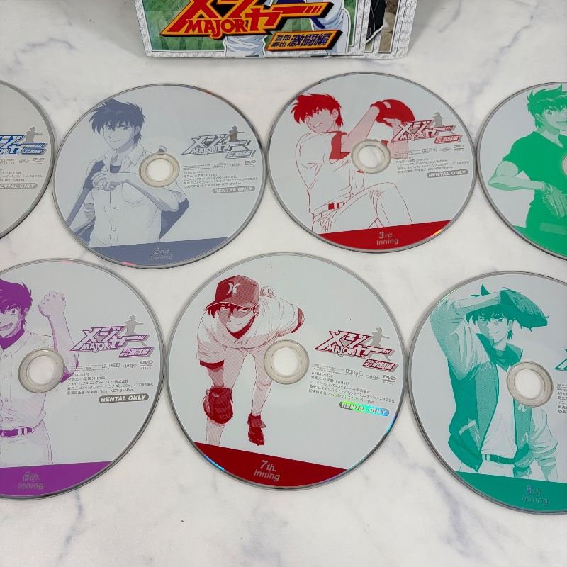 メジャー DVD 全巻セット レンタル落ち 1-6期 - メルカリ