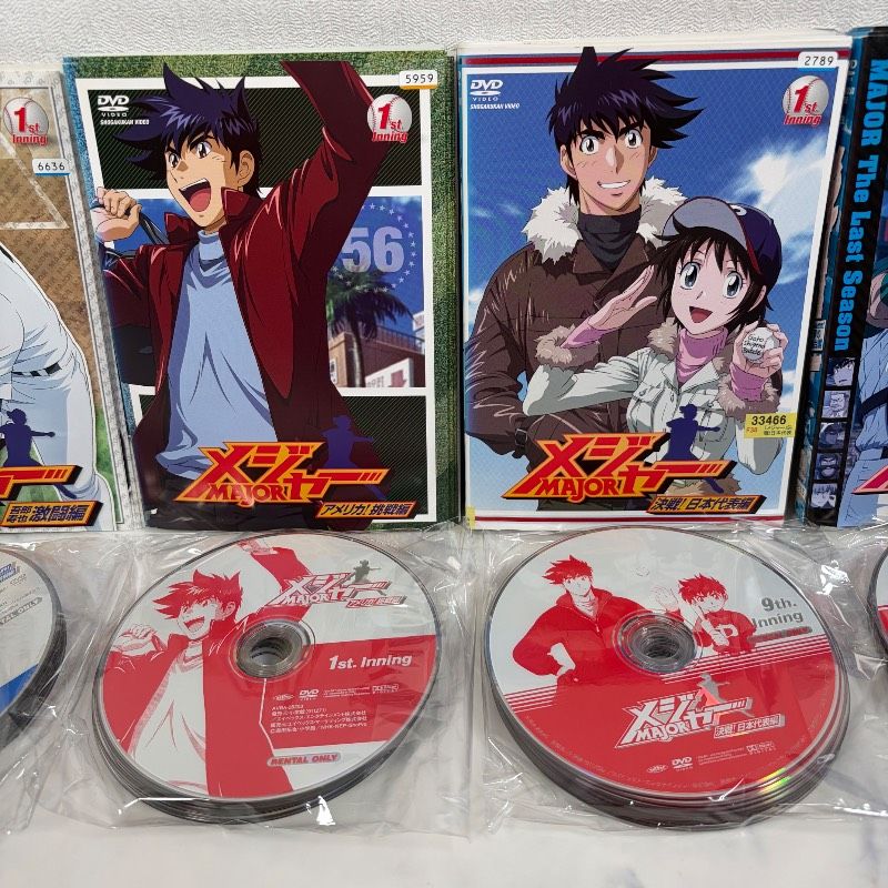 メジャー DVD 全巻セット レンタル落ち 1-6期 - メルカリ