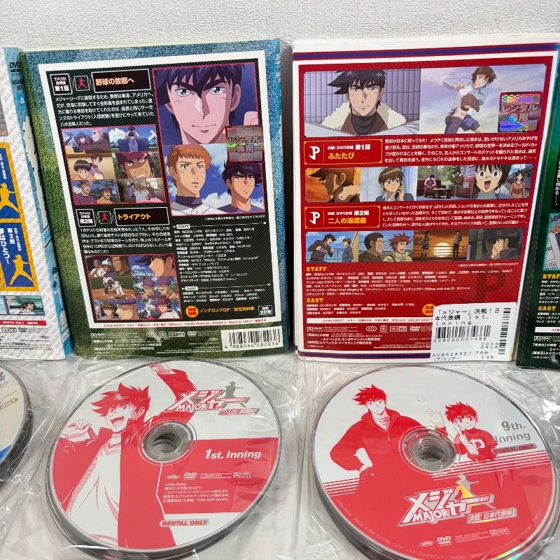 メジャー DVD 全巻セット レンタル落ち 1-6期 - メルカリ
