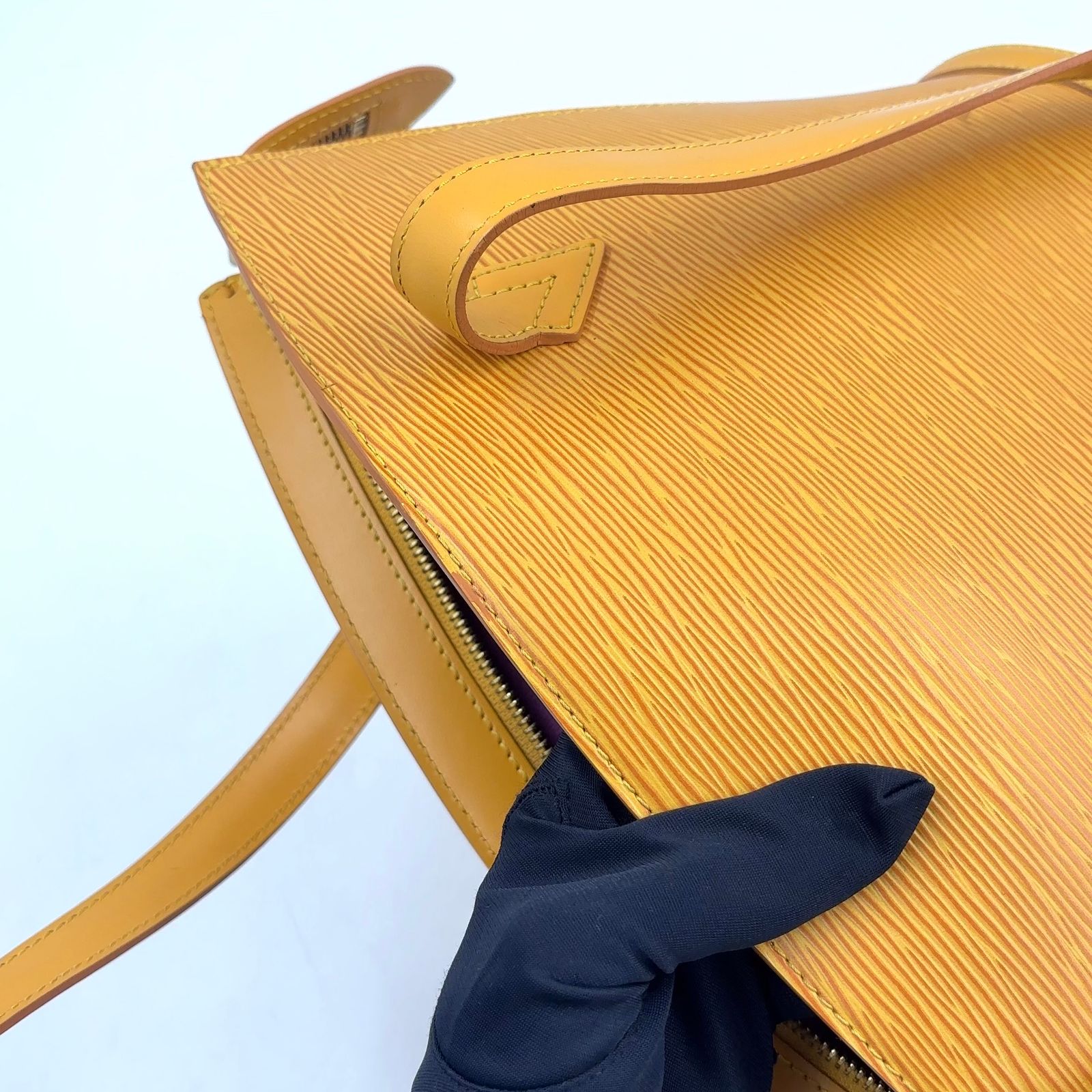 LOUIS VUITTON サンジャック ショッピング エピ エピ タッシリイエロー 