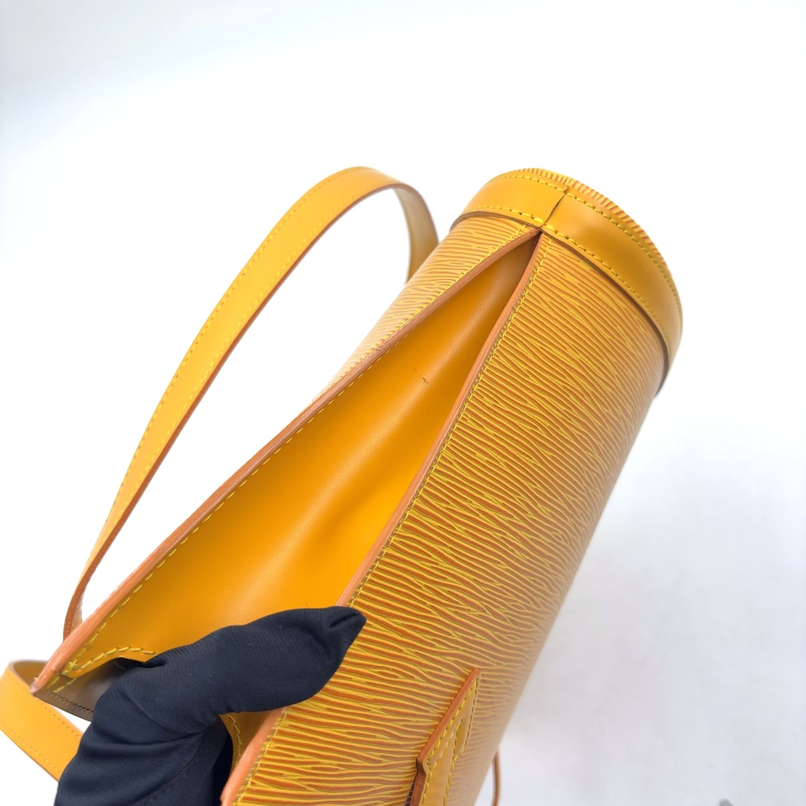 LOUIS VUITTON サンジャック ショッピング エピ エピ タッシリイエロー 