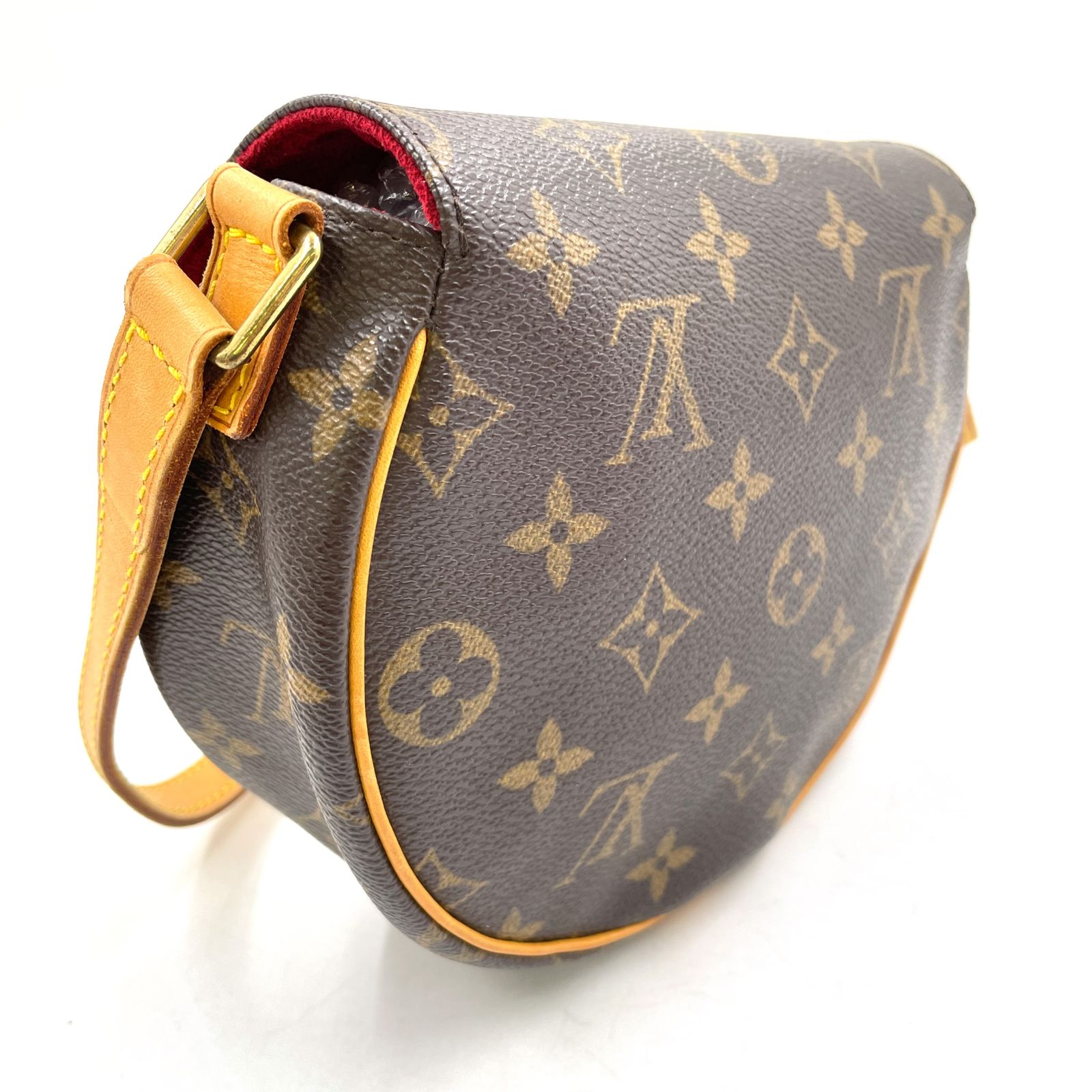 LOUIS VUITTON タンブラン モノグラム モノグラム レザー×PVC ブラウン 