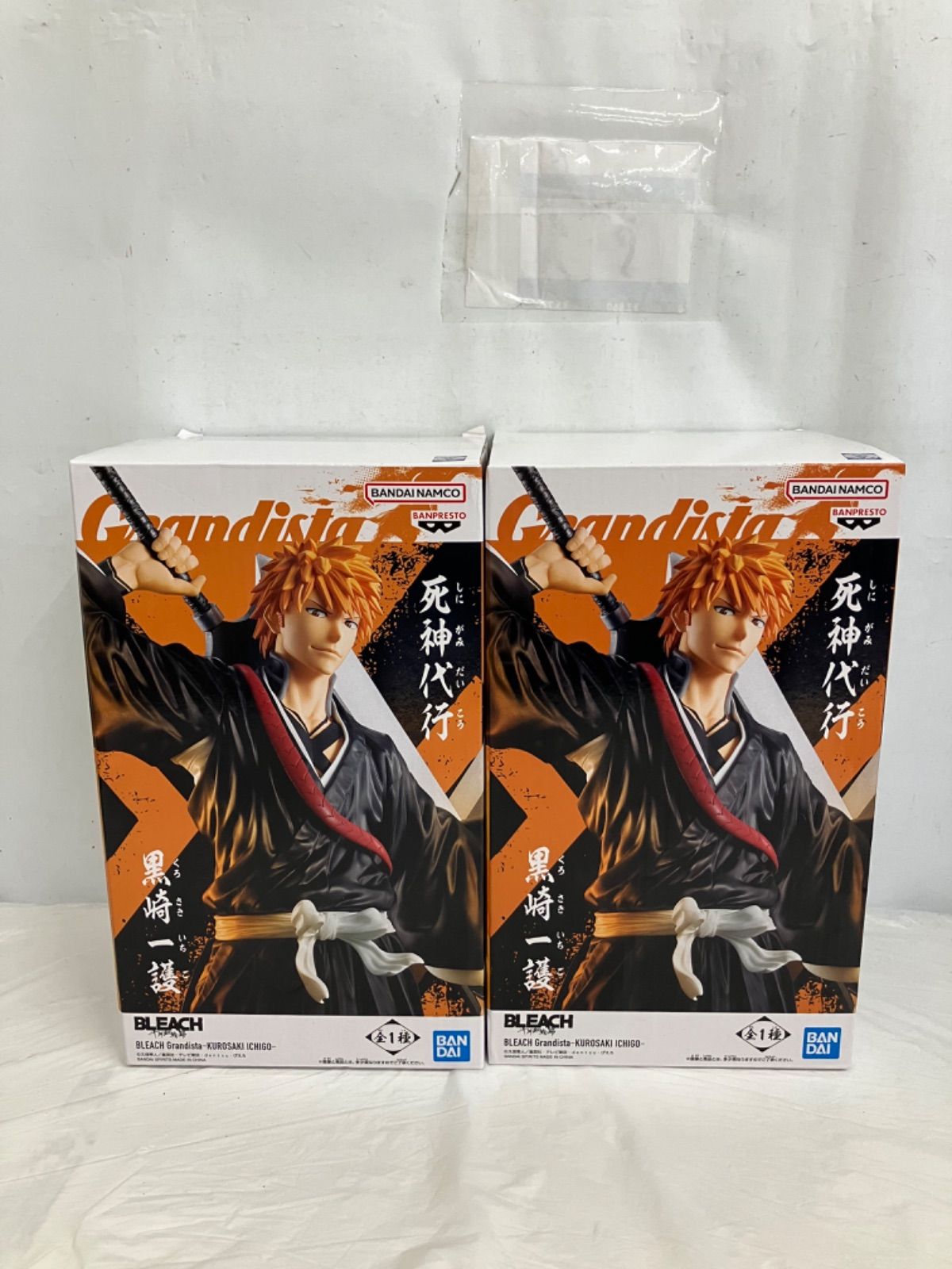BREACH ブリーチ 死神代行 Grandista 黒崎一護 フィギュア ② 未開封 BLEACH ブリーチ Grandista 死神代行 黒崎一護 フィギュア 2個