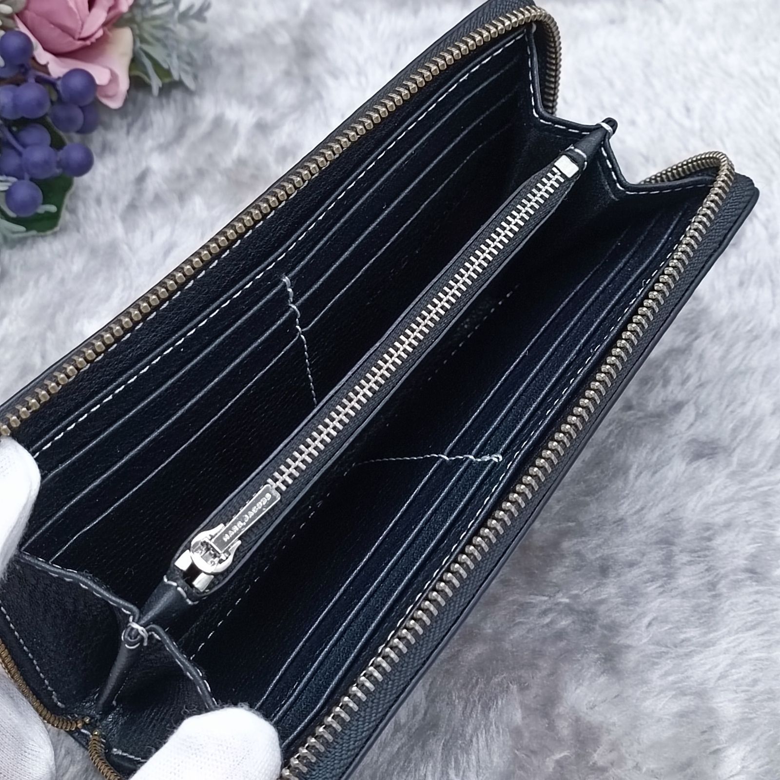 MARC JACOBS 》 ☆美品☆ マークジェイコブス 長財布 ザ テクスチャー 