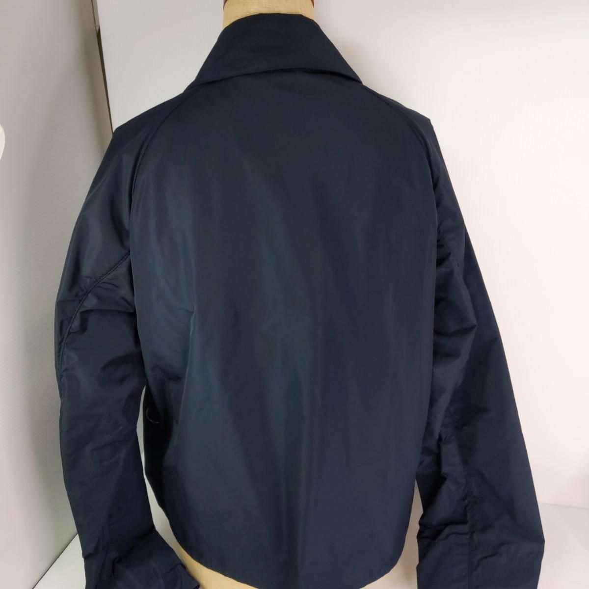 中古品】Barbour バブアー ナイロンジャケット ネイビー Lサイズ 〇YR 