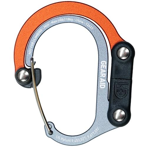 Ｇｅａｒ Ａｉｄ カラビナ型フック ヒーロークリップ ミニ オレンジ 210011-902美品　おすすめ