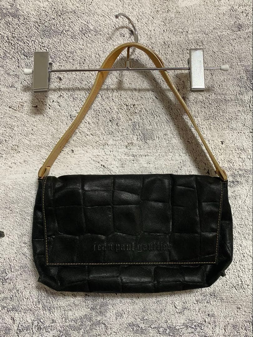 JeanPaulGAULTIER ボックス ショルダーバッグ クロコ型押し Jean Paul 