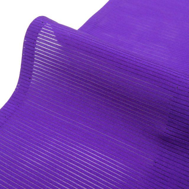 夏物 色無地 夏着物 着物 未使用 正絹 絽 フォーマル 紋付き 紫色 身丈