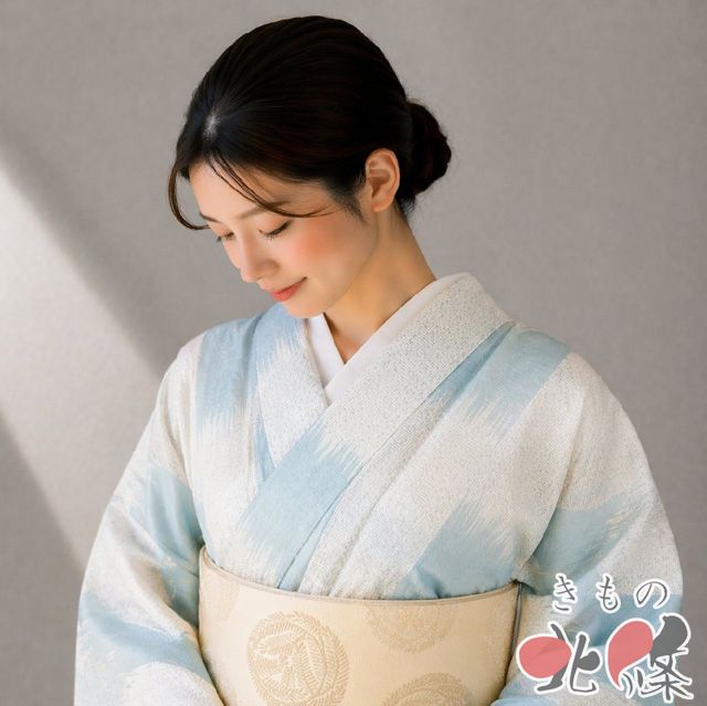 夏物 夏着物 小紋 着物 中古 正絹 紋紗 カジュアル 市松模様 茶系色 身丈158.5cm 裄66cm M きもの北條 A1343-5 夏物 夏着物 小紋 着物 中古 正絹 紋紗 カジュアル 市松模様 茶系色