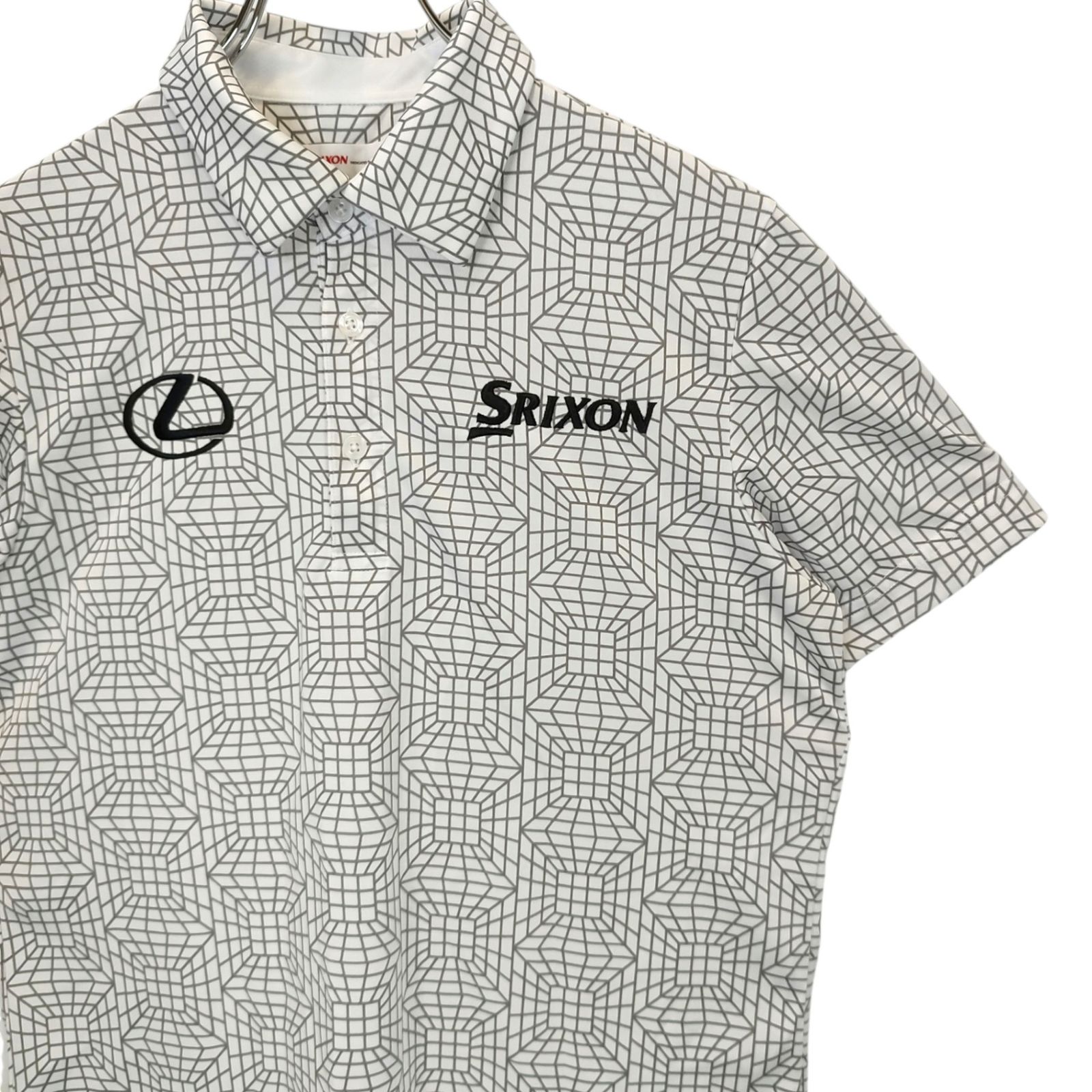 SRIXON ×LEXUS レクサス×DESCENTE デサント 半袖 ポロシャツ 01XM10255