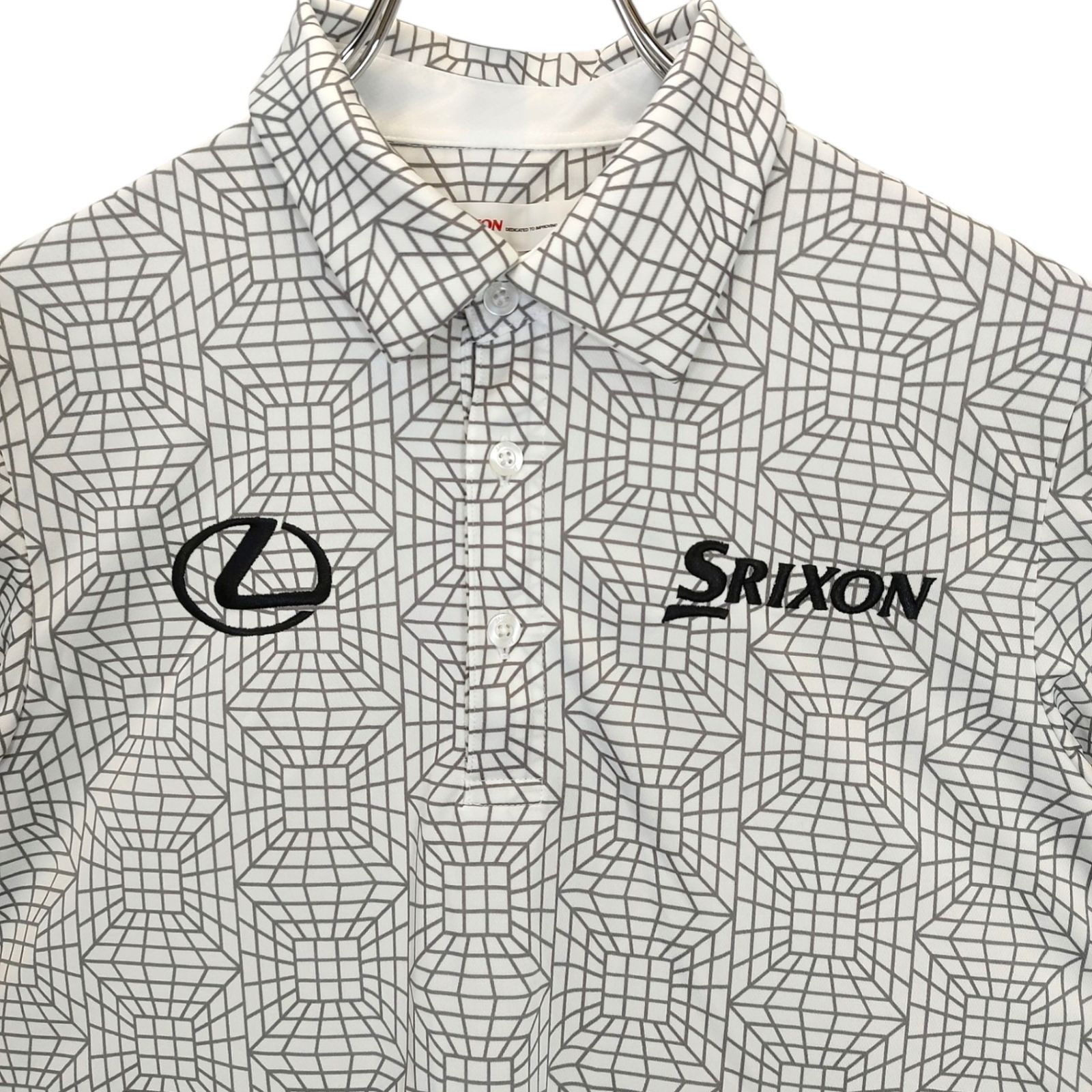 SRIXON ×LEXUS レクサス×DESCENTE デサント 半袖 ポロシャツ 01XM10255