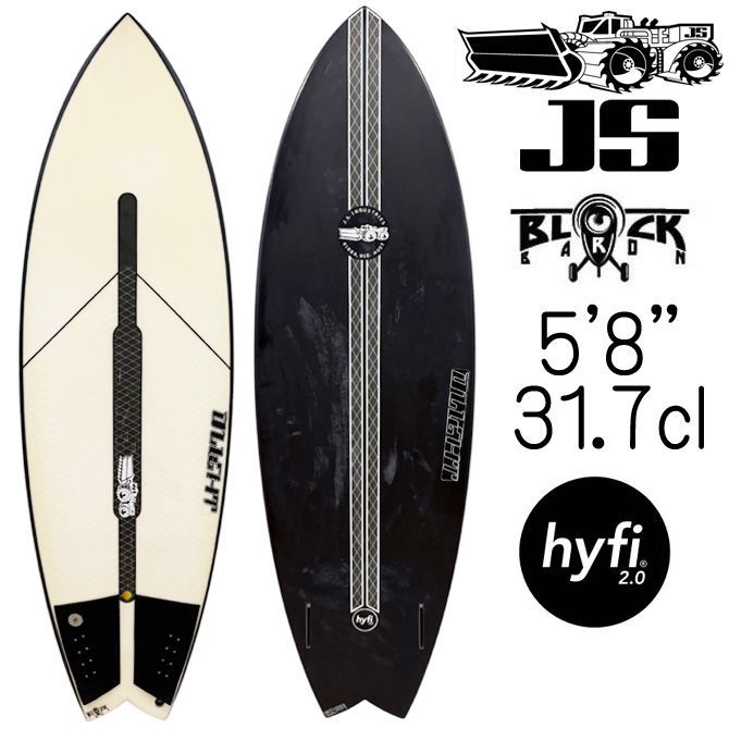 オーストラリア製 JSサーフボード ブラックボックス 5'8 hyfi eps