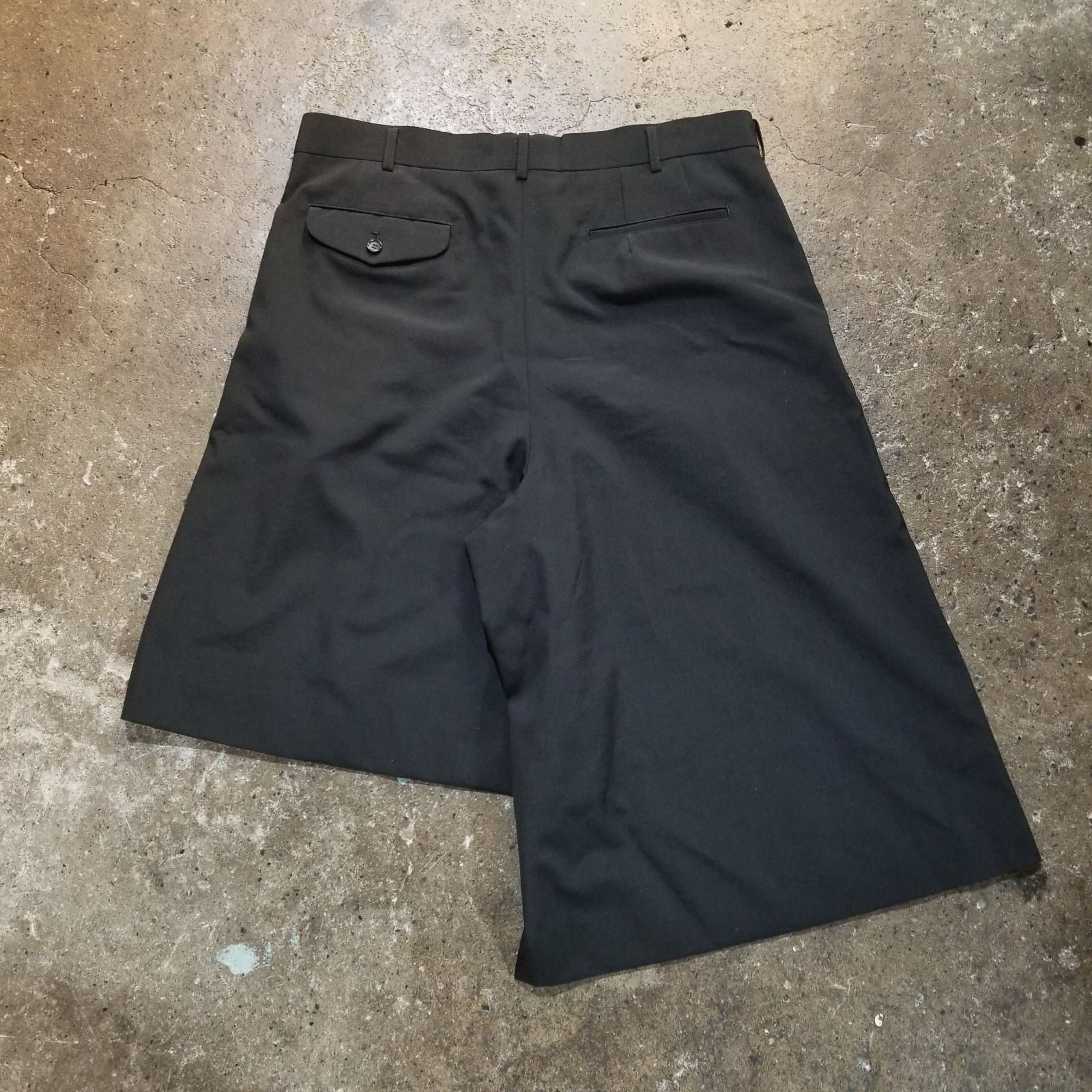 COMME des GARCONS HOMME PLUS 21ss ウールギャバ アシンメトリー吊り