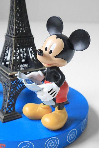 ディズニーランドパリ 限定 ☆ ミッキーマウス ＆ エッフェル塔 置物