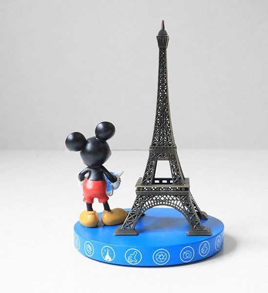 ディズニーランドパリ 限定 ☆ ミッキーマウス ＆ エッフェル塔 置物