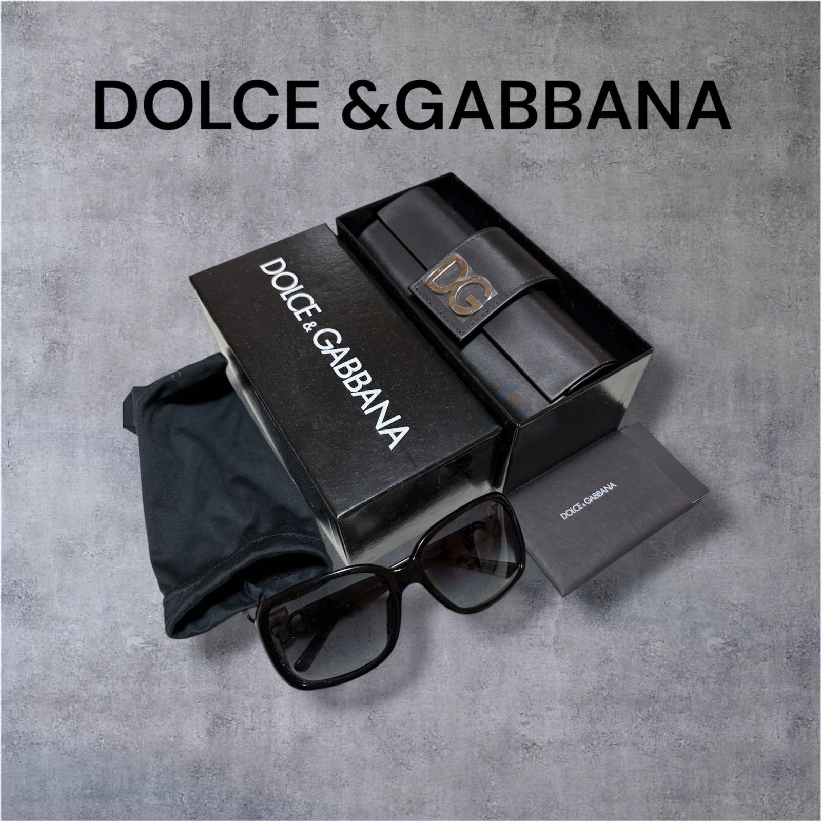 D&G ブラック サングラス ケース付き D&G ブラック サングラス ケース付き - メルカリ
