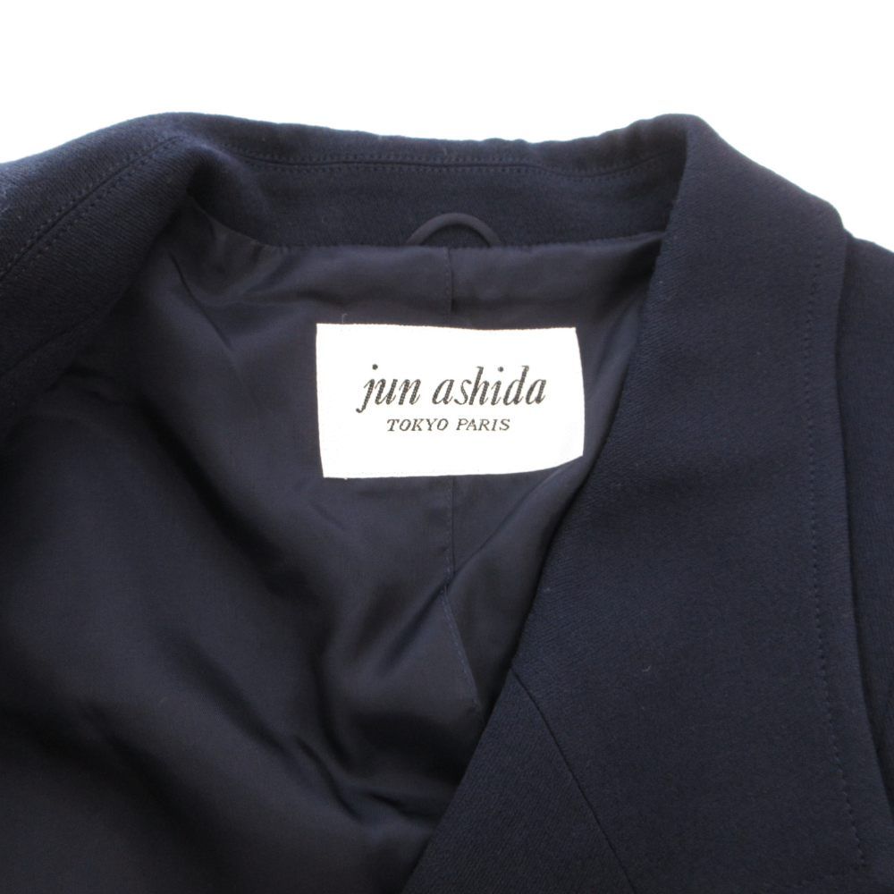 Jun ashida ジュンアシダ　上質　紺ブレ　ジャケット ジュンアシダ jun ashida スーツ セットアップ ジャケット タイト