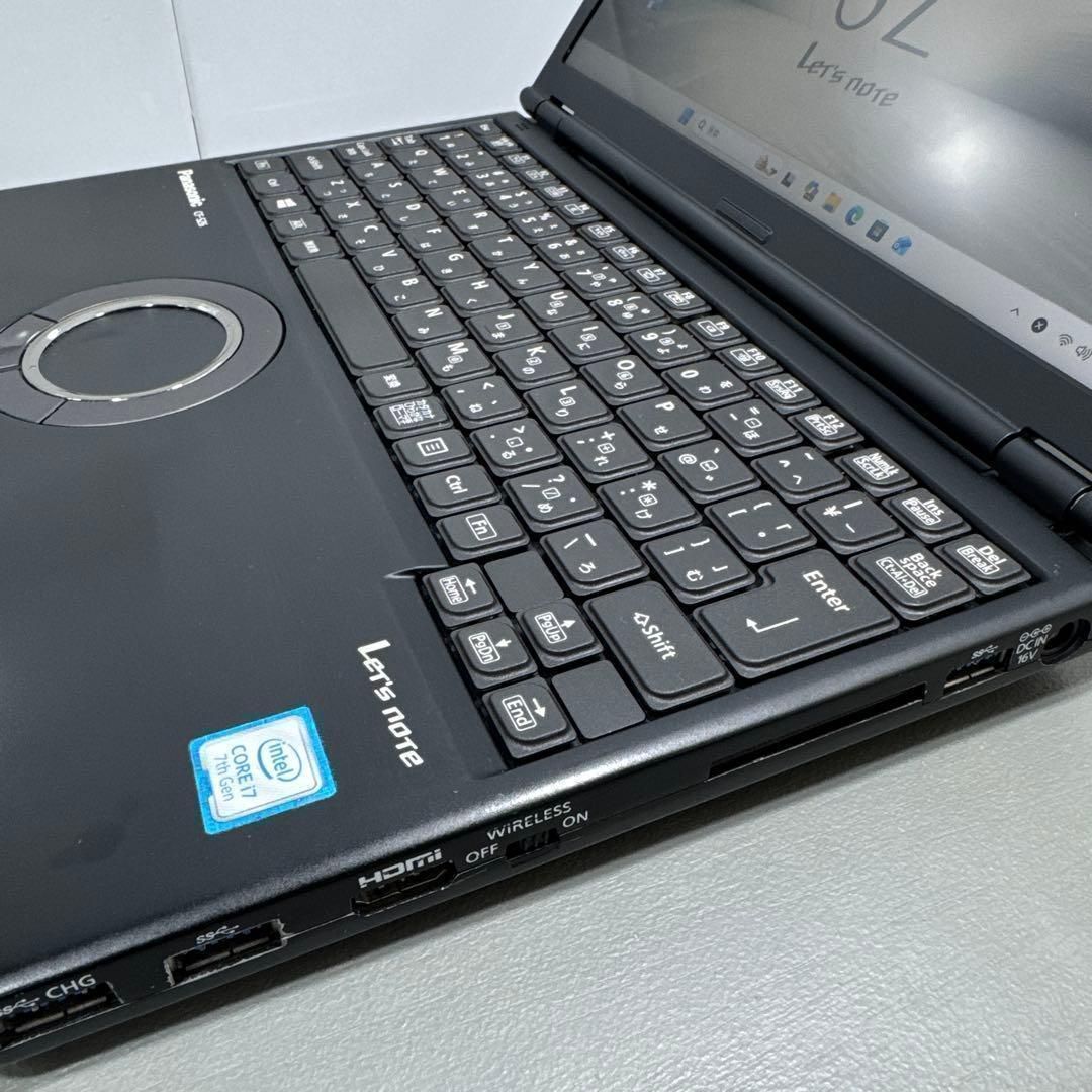 希少】レッツノート CF-SZ6 ジェットブラック 7世代i7 SSD256GB - メルカリ