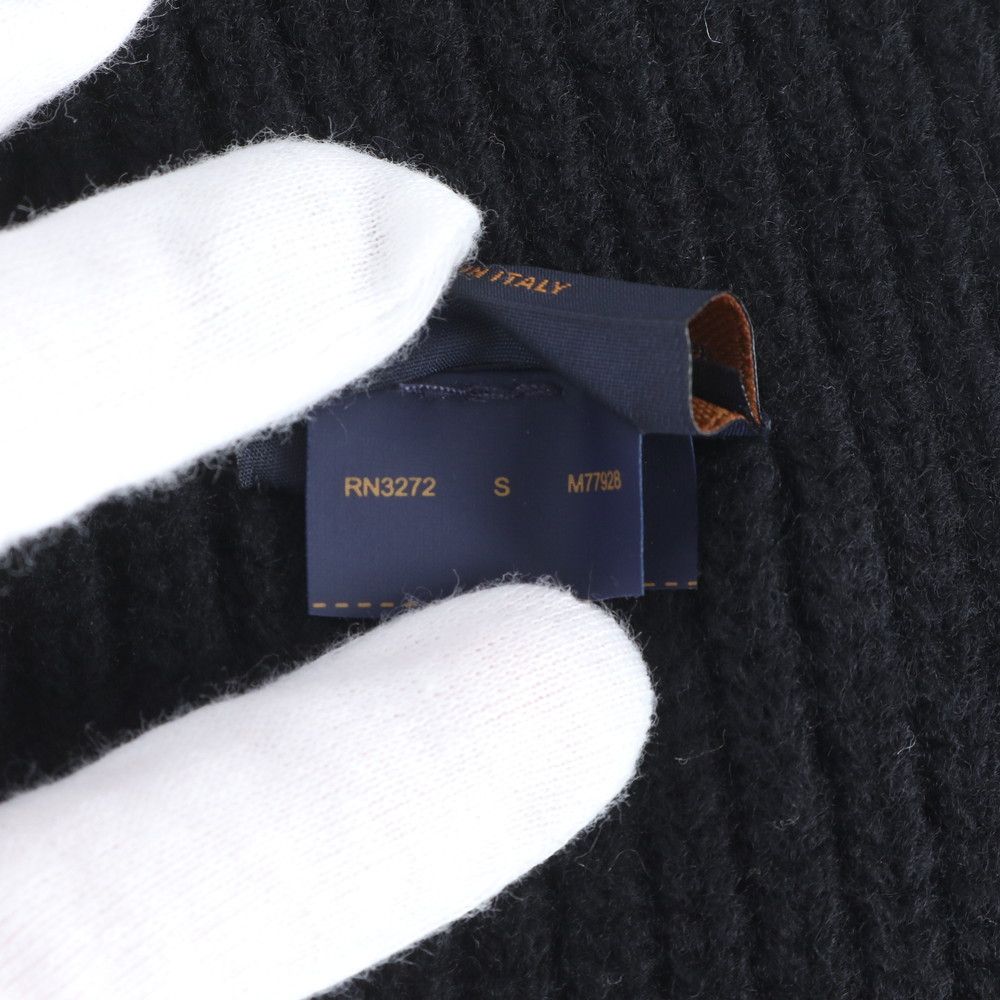 美品 ルイヴィトン タグ付 エシャルプ LV ヘッドライン M77928