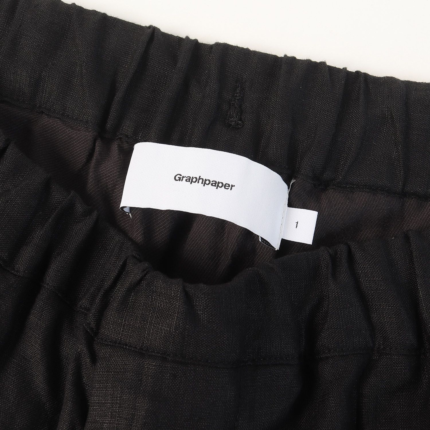 美品】Graphpaper グラフペーパー パンツ ブラック 黒 サイズ:1 | 24SS