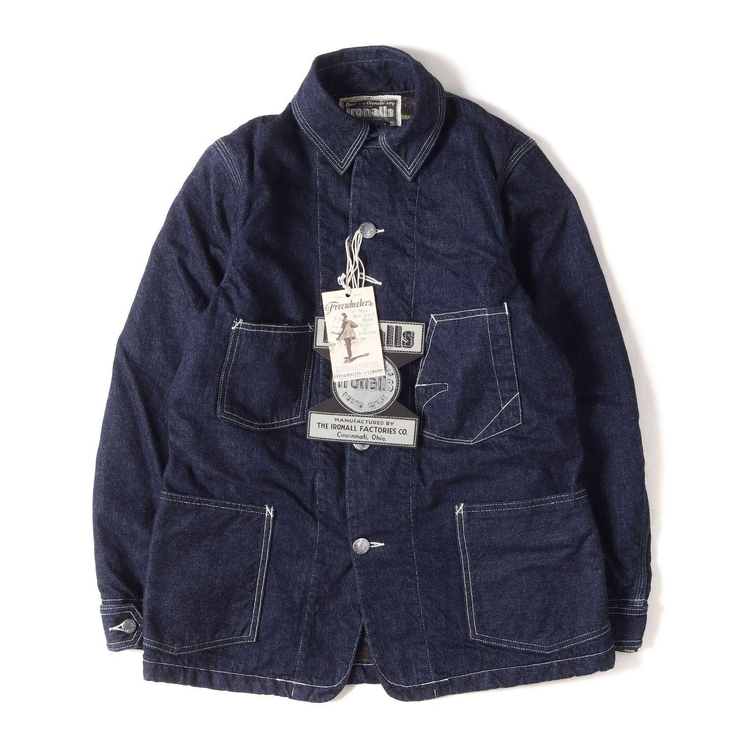 新品】FREEWHEELERS フリーホイーラーズ ジャケット インディゴ サイズ