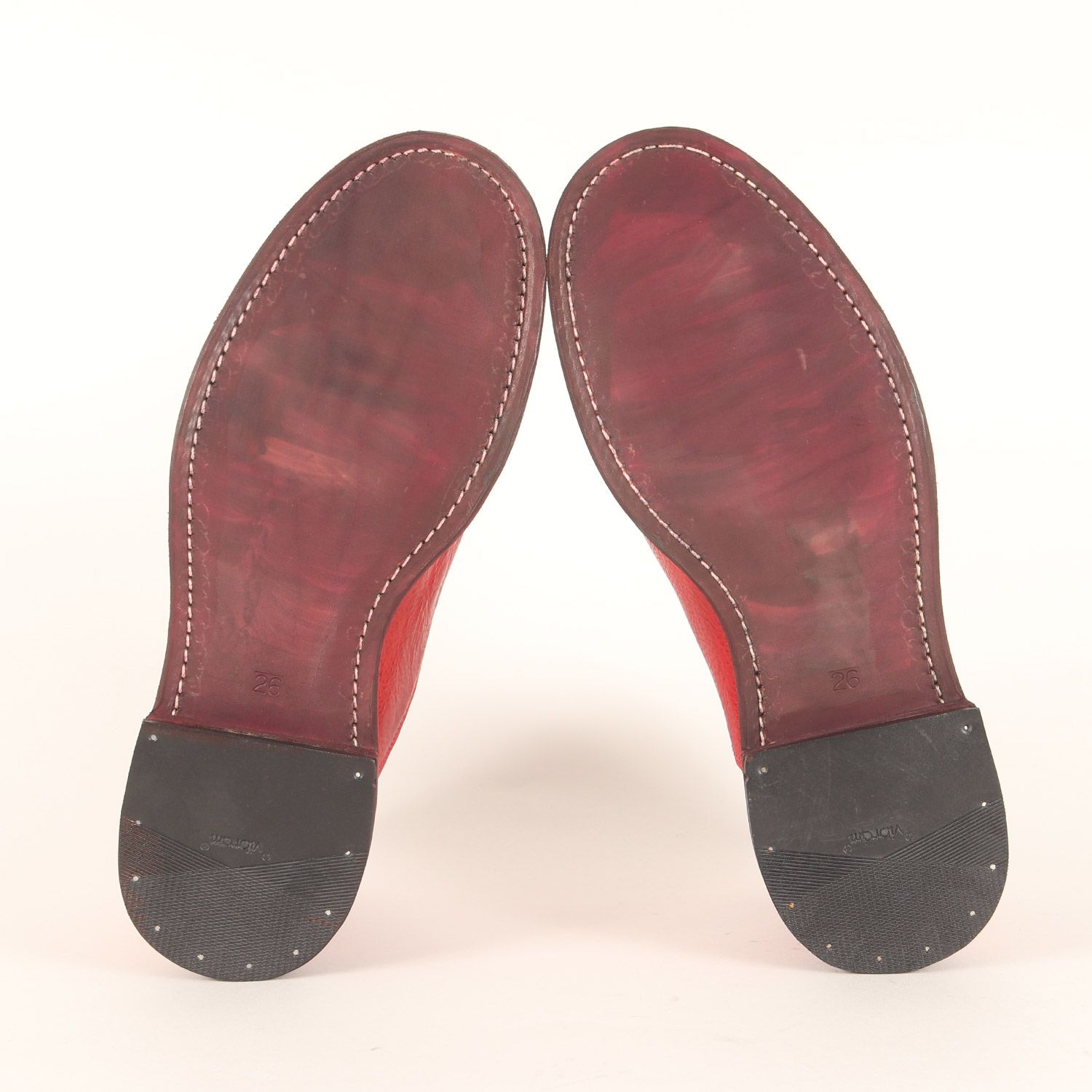 【美品】Portaille ポルタユ ダークレッド サイズ:26 | フロントジップ レザー ブーツ (frontzip boots) | ブランド シューズ 靴【メンズ】【中古】 美品】Portaille ポルタユ ダークレッド サイズ:26 | フロントジップ