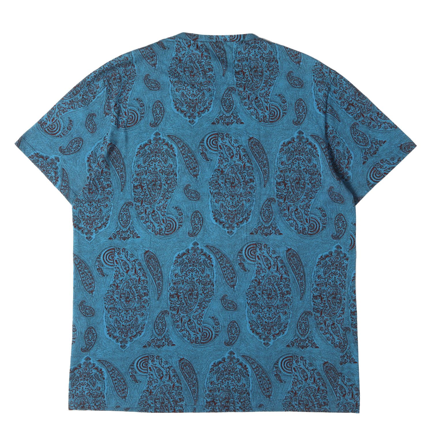 ETRO エトロ Tシャツ ブルー 青 サイズ:XL | 20SS ビッグペイズリー柄