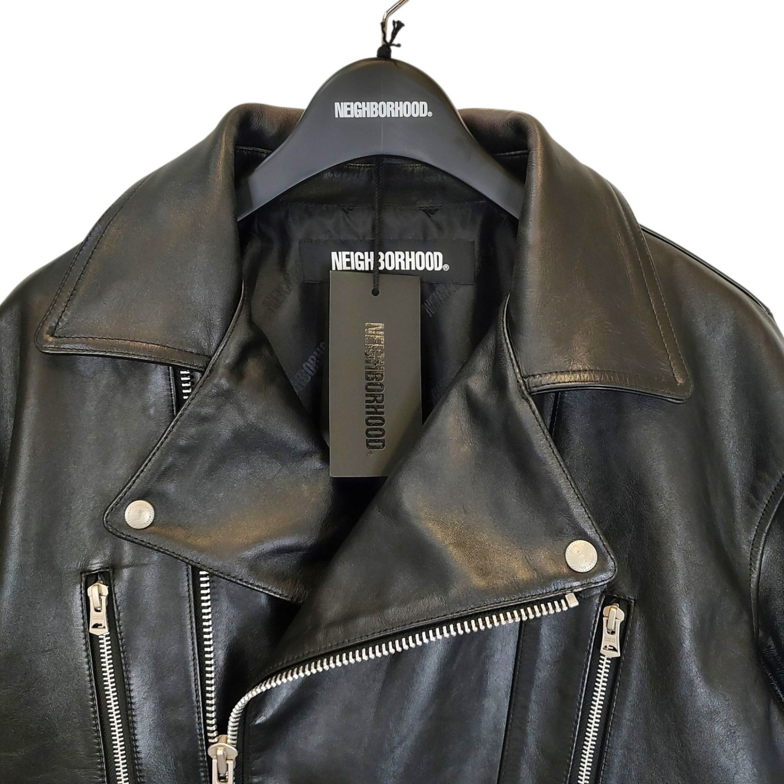 NEIGHBORHOOD ネイバーフッド ダブルライダース XL NEIGHBORHOOD ネイバーフッド 25AW LEATHER RIDERS JACKET レザー