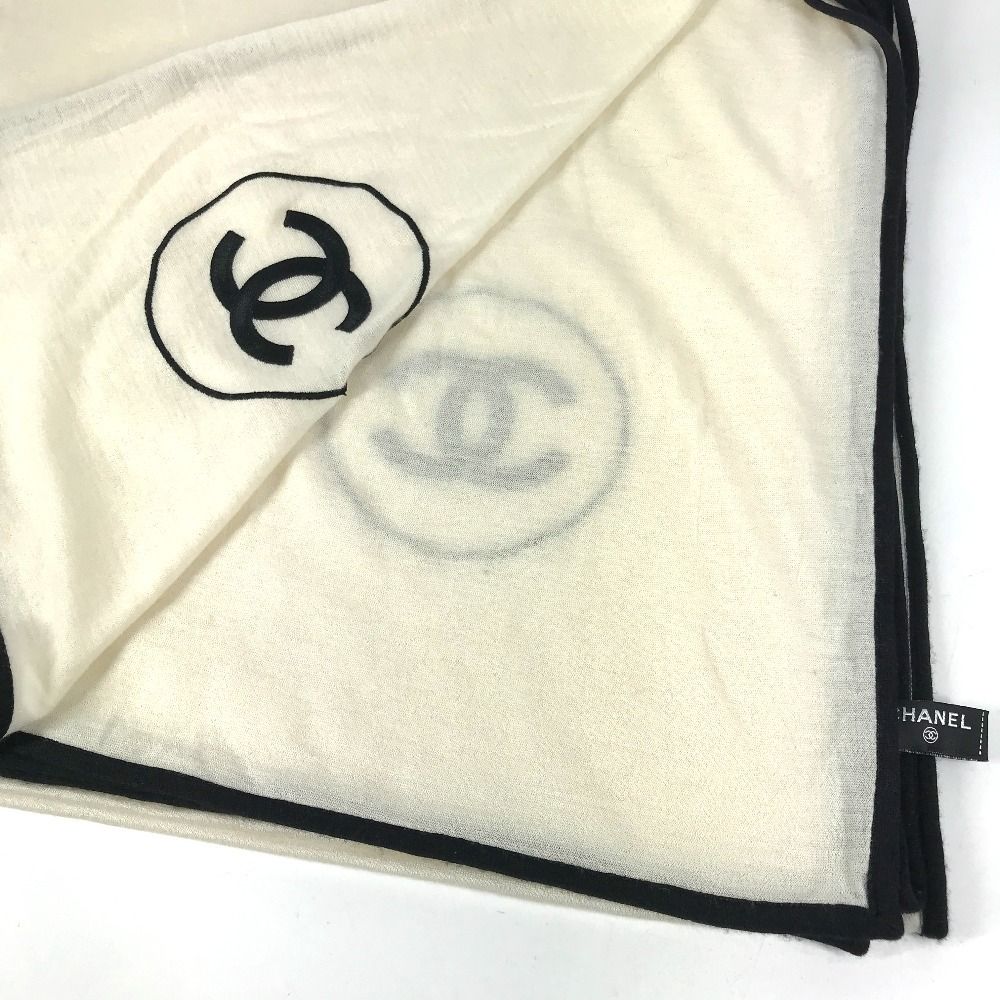 CHANEL シャネル ストール ストール CC ココマーク ロゴ 大判 カシミヤ