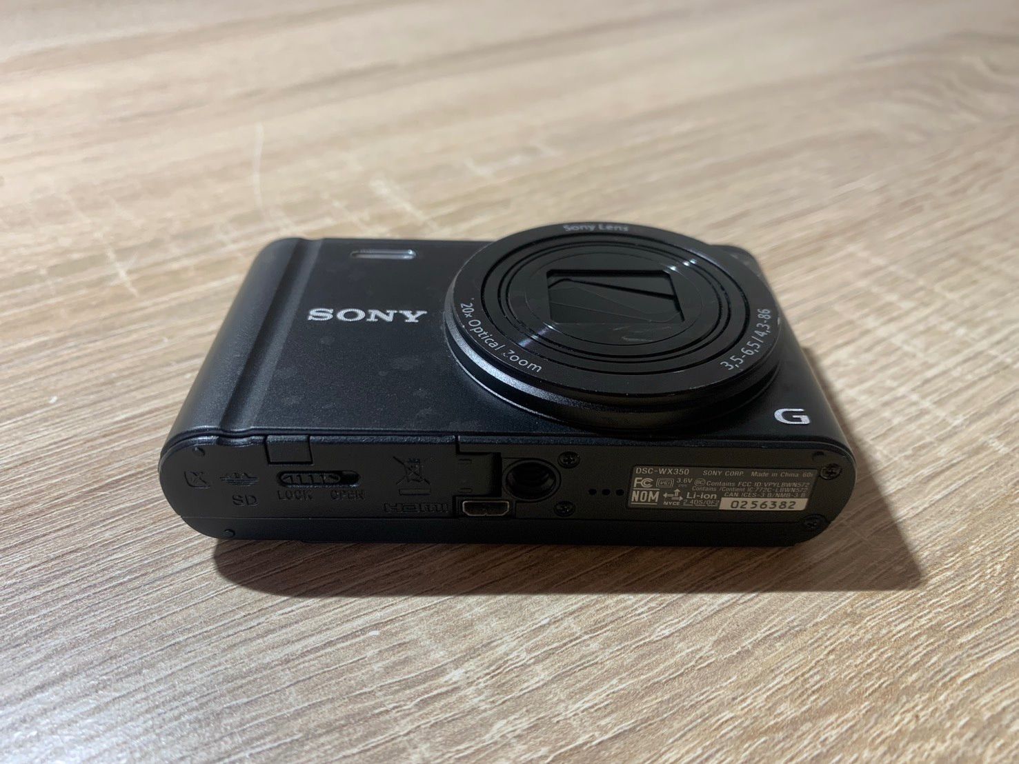 0004 Sony Cyber-shot DSC-WX350 ブラック デジカメ ジャンク品【ネ