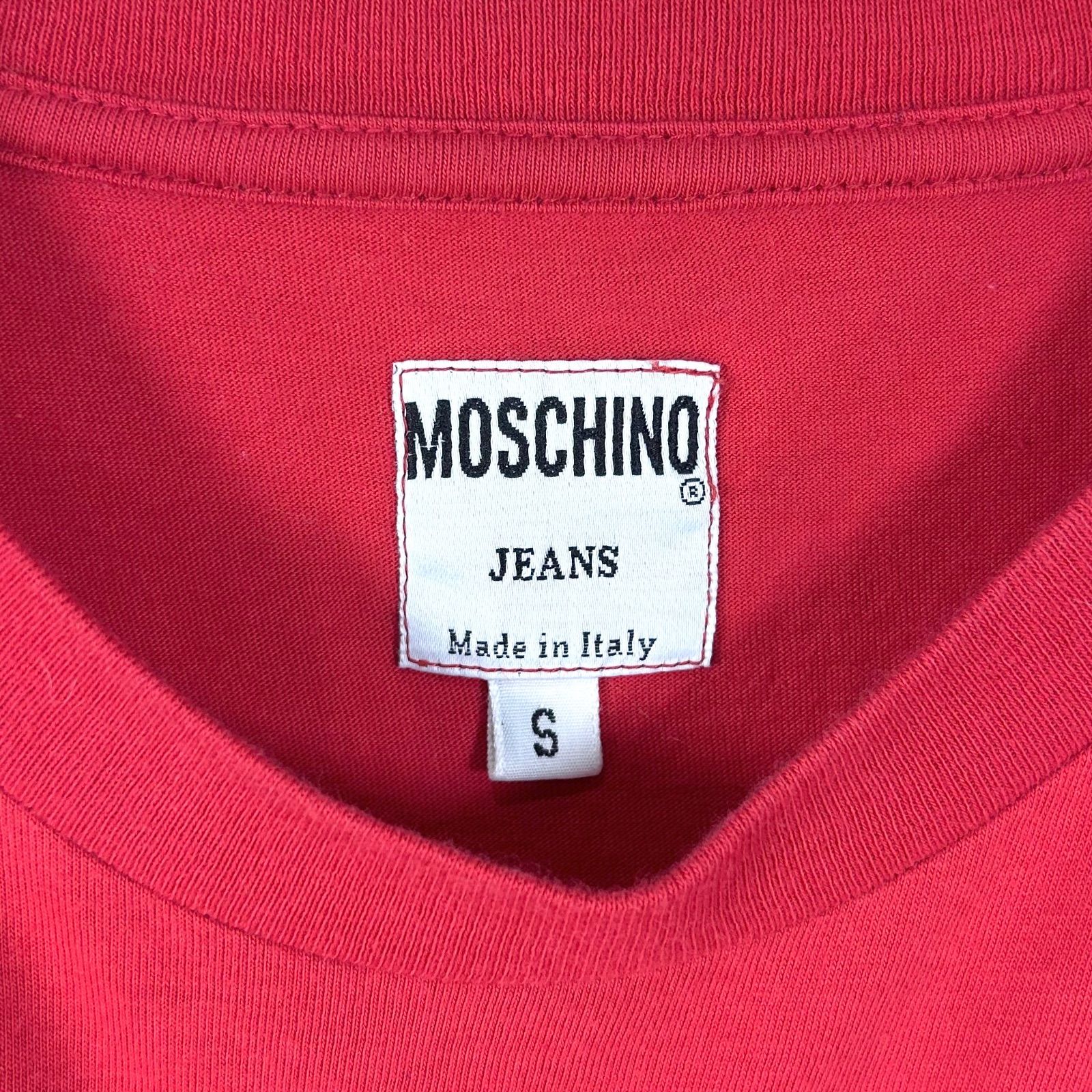 MOSCHINO JEANS モスキーノジーンズ ハート ピース ロゴプリント T