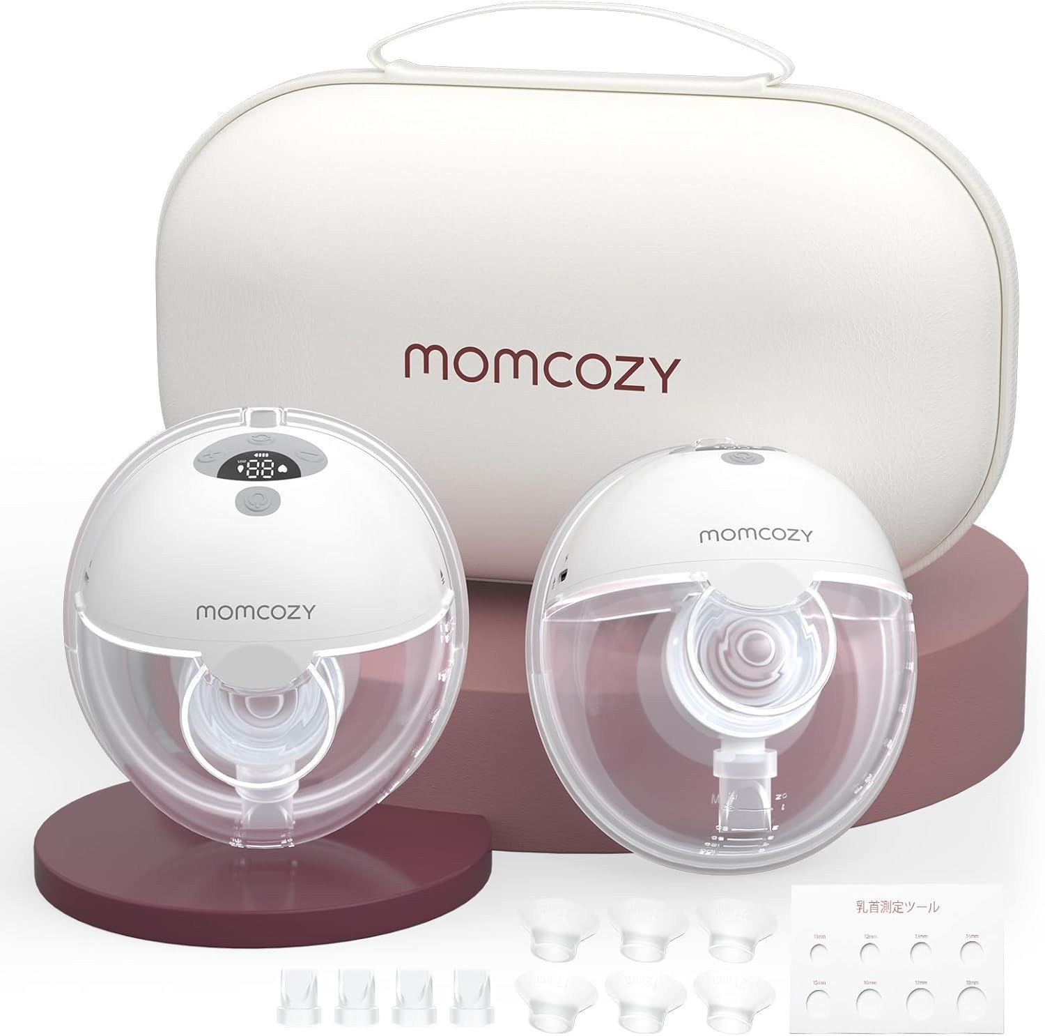 MP2> 【新品未開封】 Momcozy M5 搾乳機 電動 ハンズフリー さく乳器 