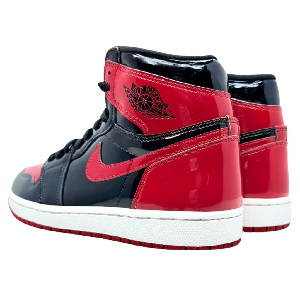 人気 NIKE AIR JORDAN 1 HIGH OG PATENT BRED エア ジョーダン 1 ハイ 