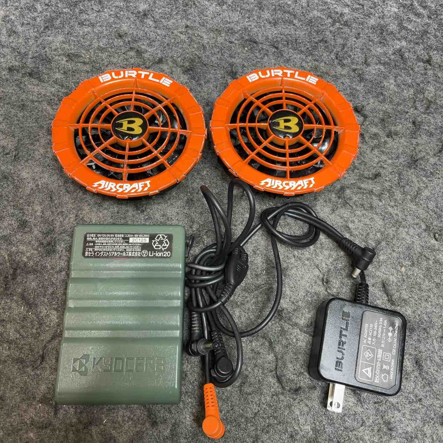 バートル(BURTLE) ファン+バッテリーセット AC310 エアークラフト 作業 