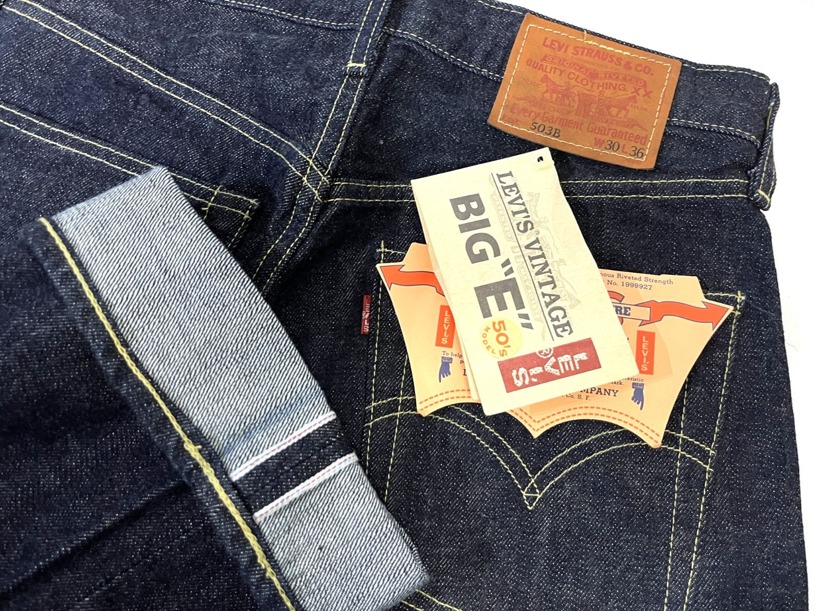 未使用 フラッシャー付き リーバイス 502 復刻 94年製 W30 L34 BIG'E' デニム ジーンズ デッドストック 60´s 日本製 ☆ PayPay(ペイペイ)決済可能 ☆ 札幌市 清田区 平岡 013-202512030111_1.jpg