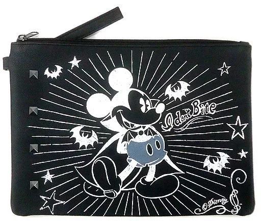 [Used] Miscellaneous Goods Vampire Mickey Clutch Bag “Disney Halloween 2016” Tokyo Disney Resort Limited