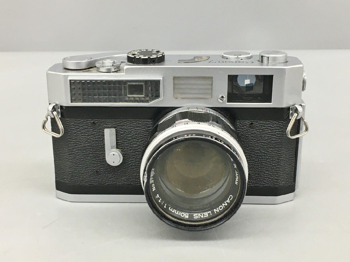 フィルムカメラ CANON 7型 50mm F:1.4レンズ付き キヤノン CANON 現状品 → 2411LS303
